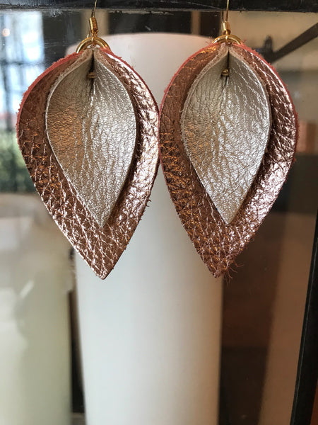 katie-double-layered-leather-leaf-shaped-earrings-in-rose-gold-and-champagne