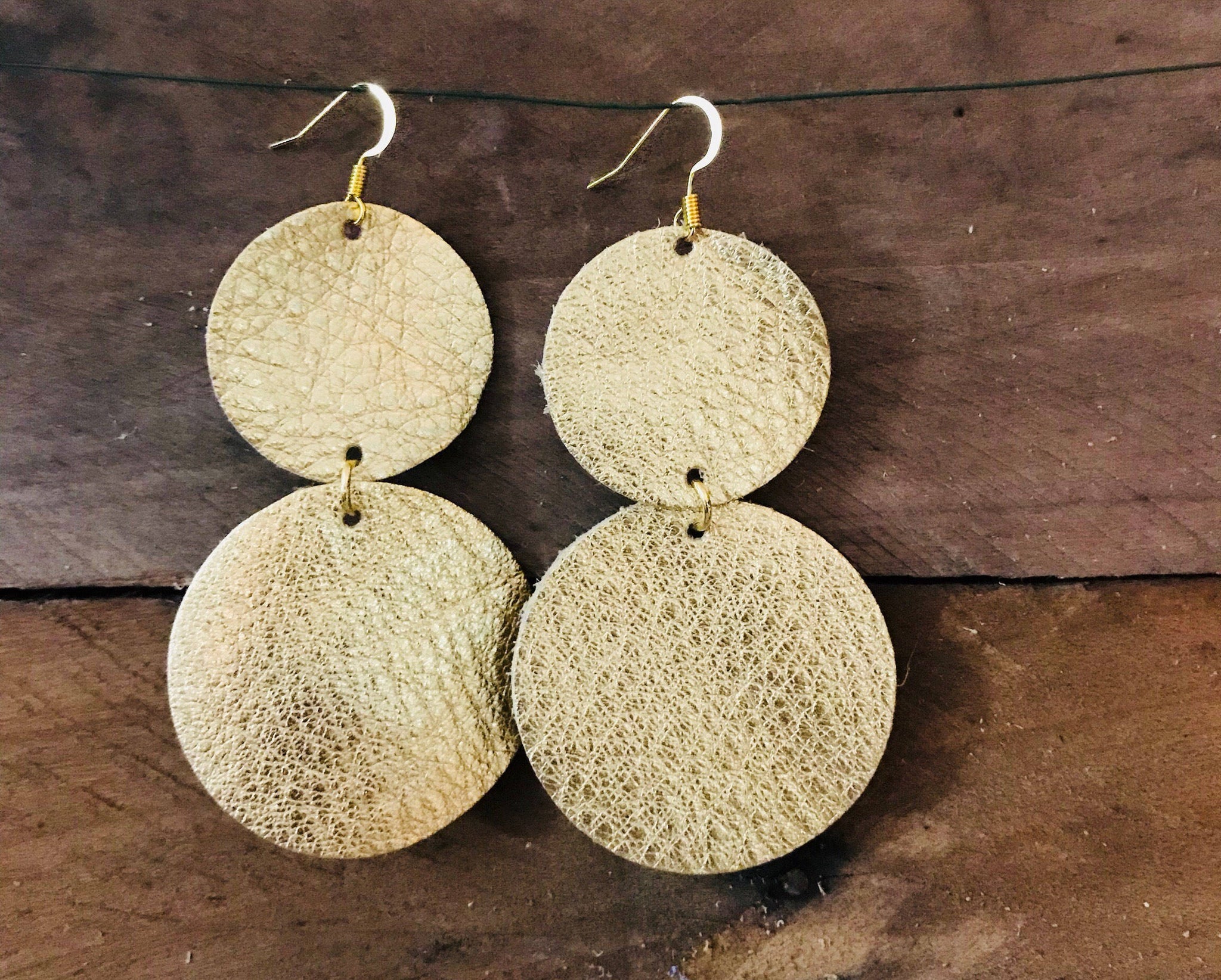 coco-gold-circle-dangle-leather-earrings