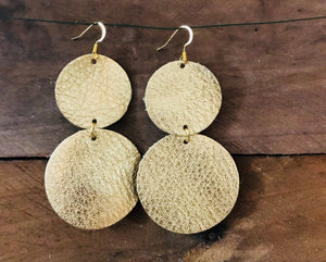 coco-gold-circle-dangle-leather-earrings-1