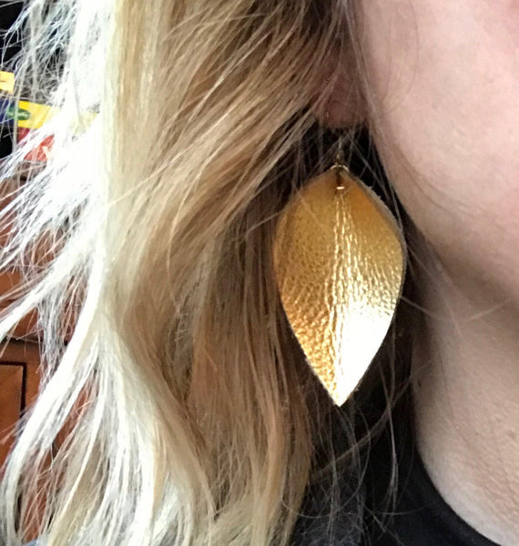 katie-double-layered-leather-leaf-shaped-earrings-in-gold-and-champagne