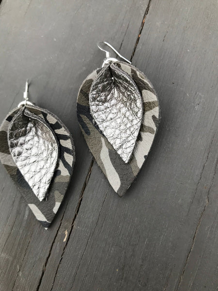 katie-double-layered-leather-leaf-shaped-earrings-in-grey-and-green-camo-and-metallic-gunmetal