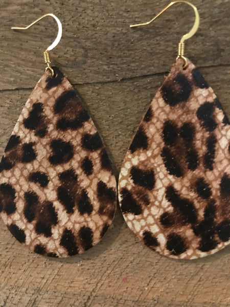 leopard-teardrop-leather-earrings