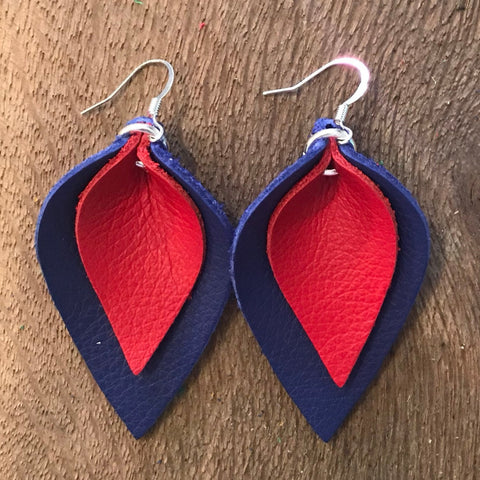 katie-double-layered-leather-leaf-shaped-earrings-in-navy-blue-and-red