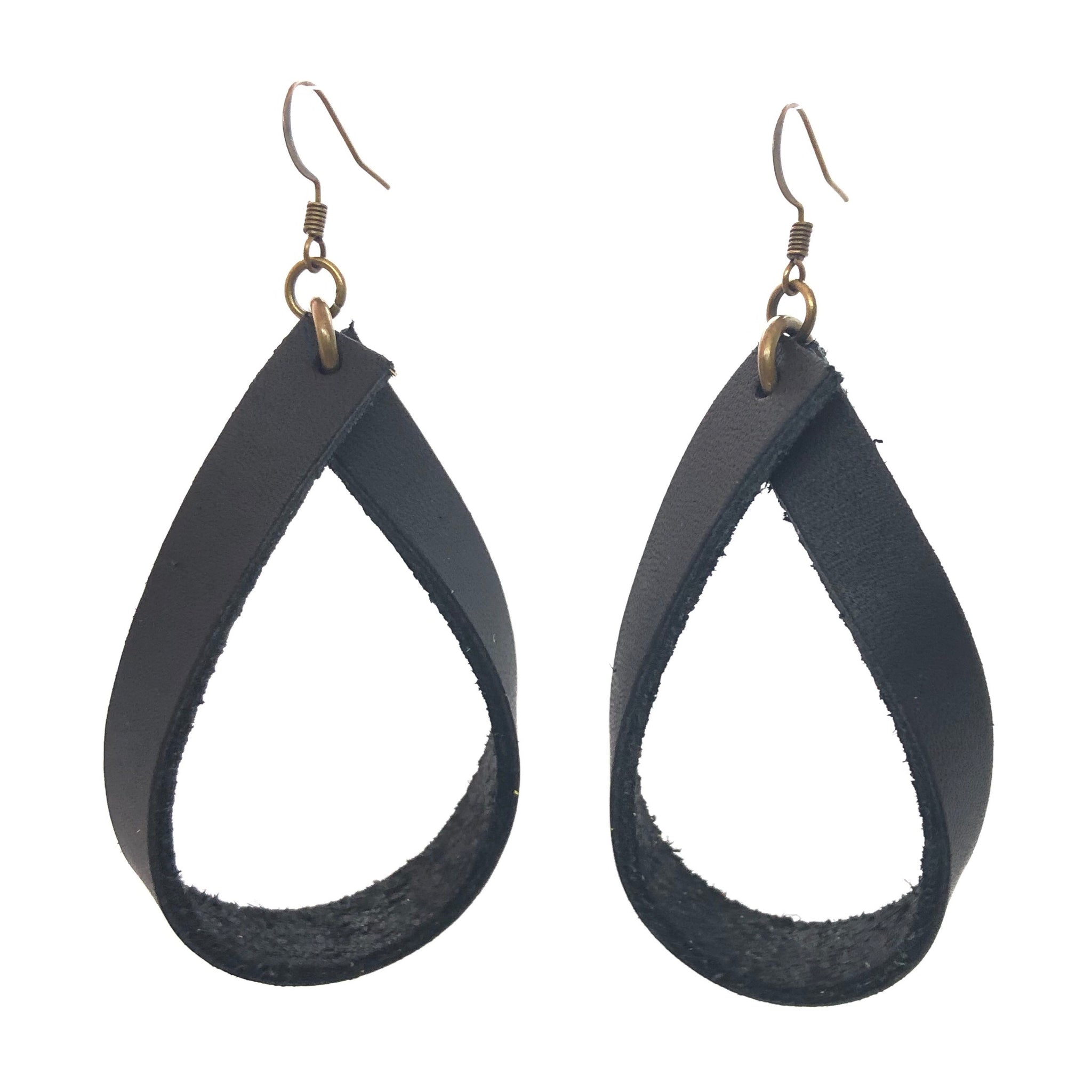 madison-black-leather-hoop-earrings