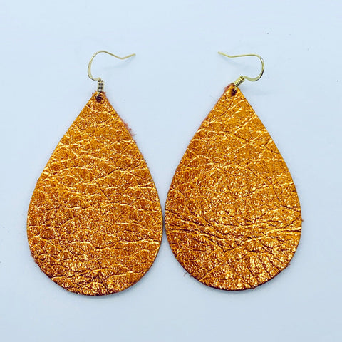 electric-apricot-metallic-leather-teardrop-earrings